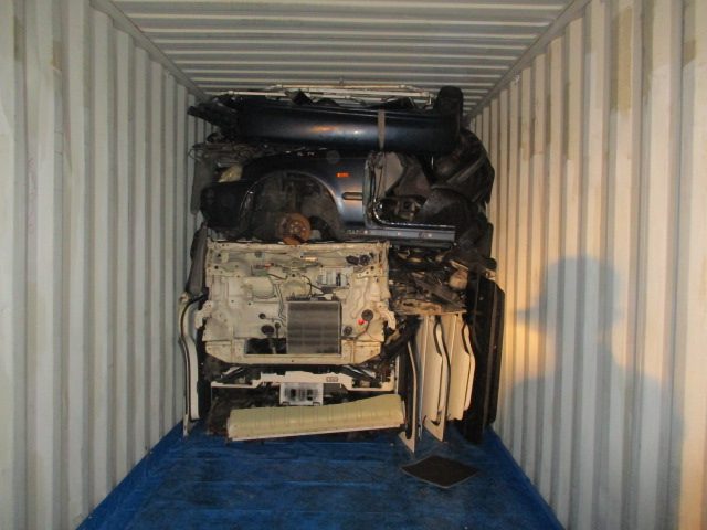 Japanese used car parts container export to Philippines