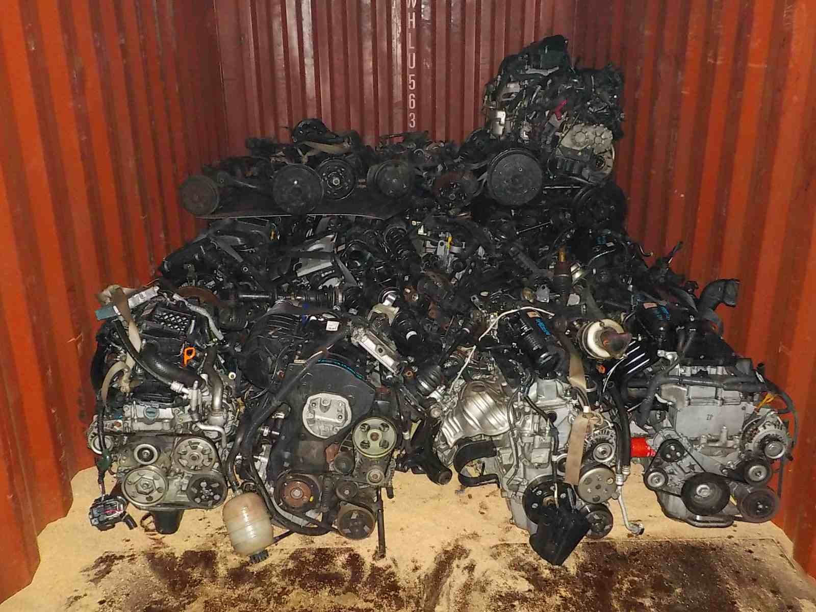 Japanese used auto parts container export to Dubai