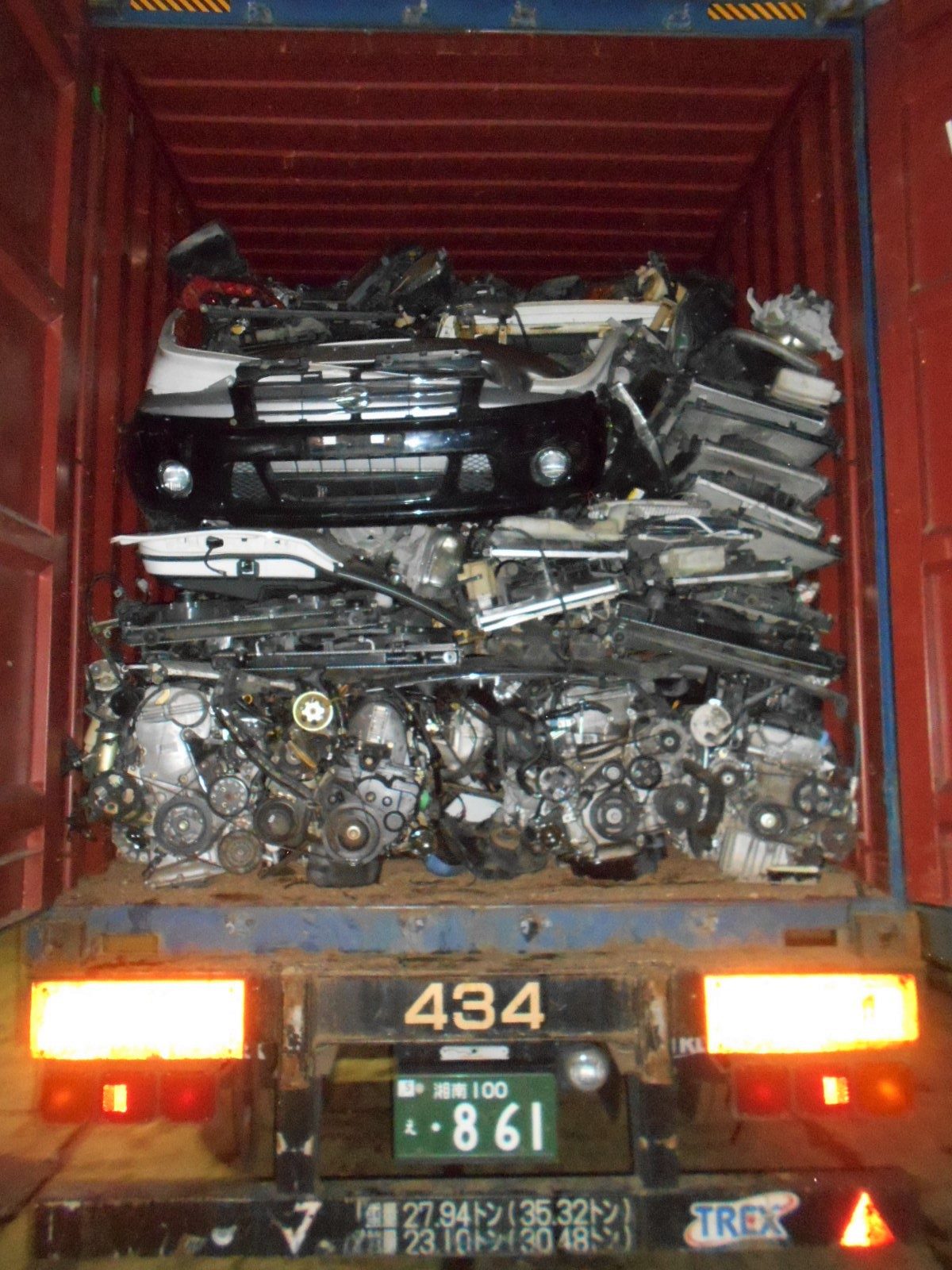Japanese used car parts container export to Dubai,used parts japan